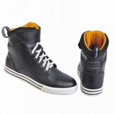 bottes moto icon 1000 elsinore,chaussures moto rouge,bottes moto atv