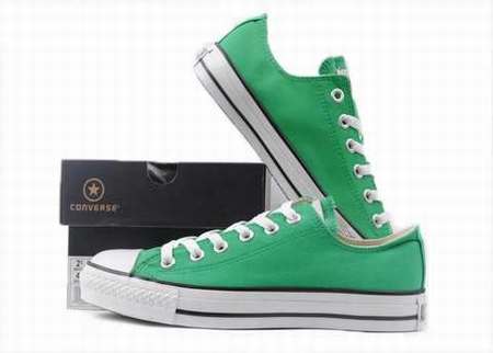 converse basse verte pas cher